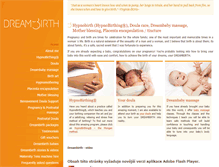Tablet Screenshot of dreambirth.com.au